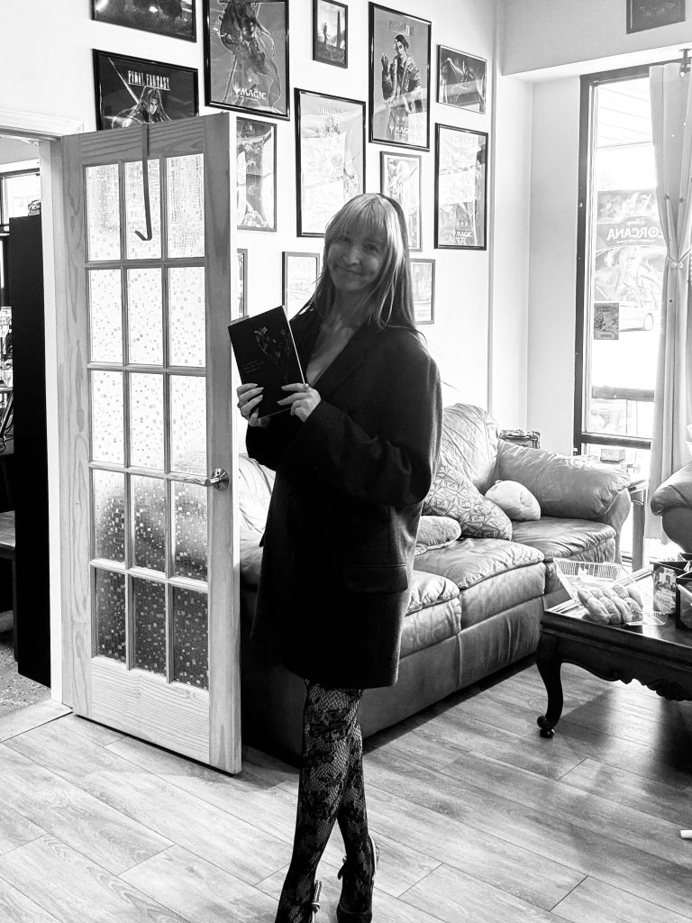 portrait of poet and author kat.